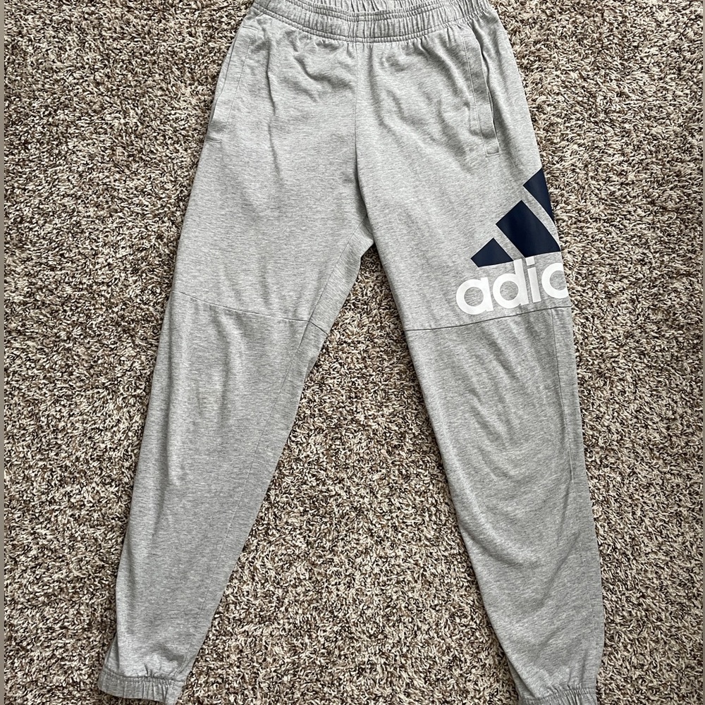 adidas grey sweatpants